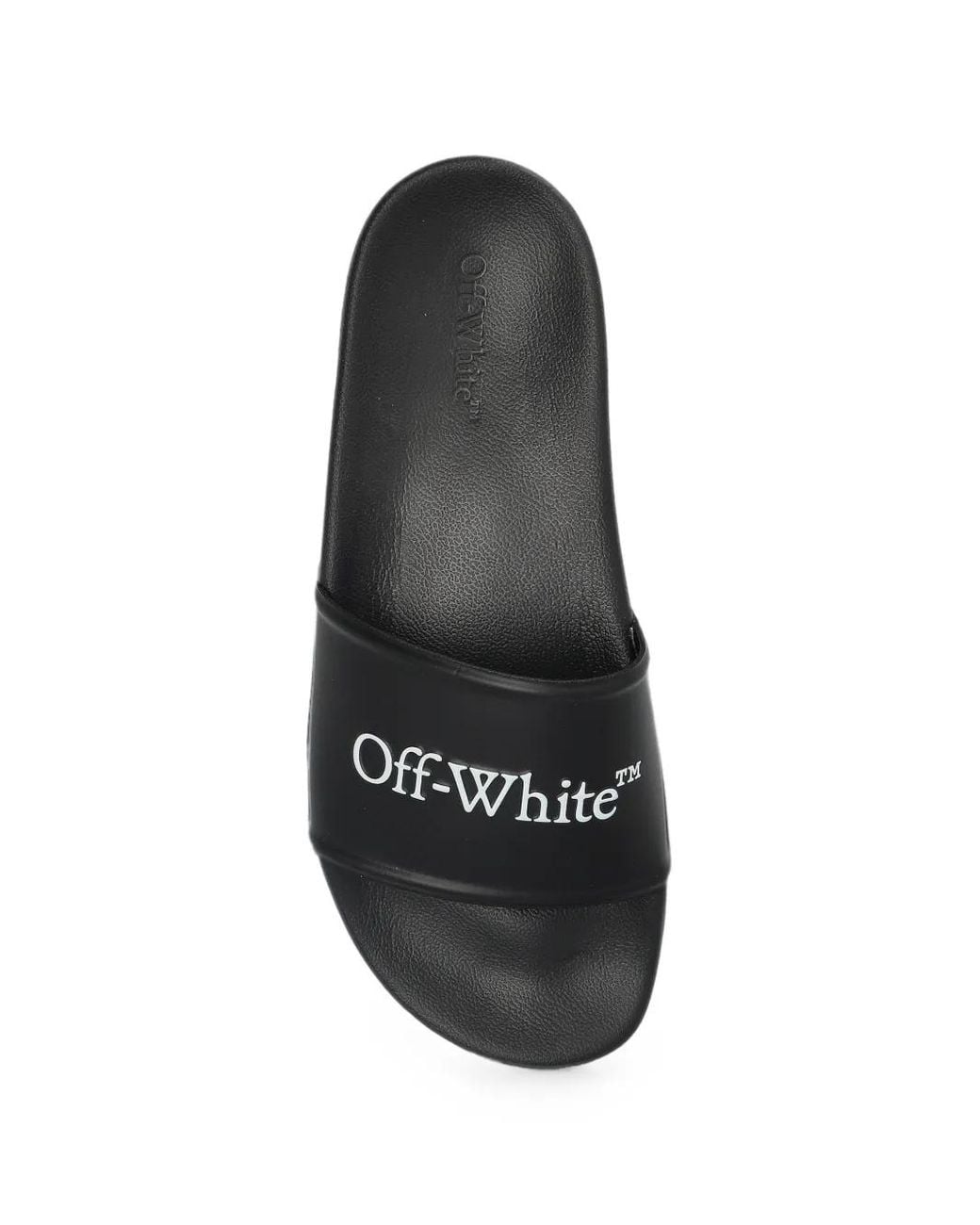 Off-White c/o Virgil Abloh White Bookish Slides for men