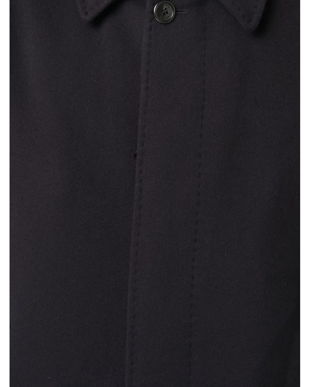 Corneliani Blue Single-Breasted Coat for men