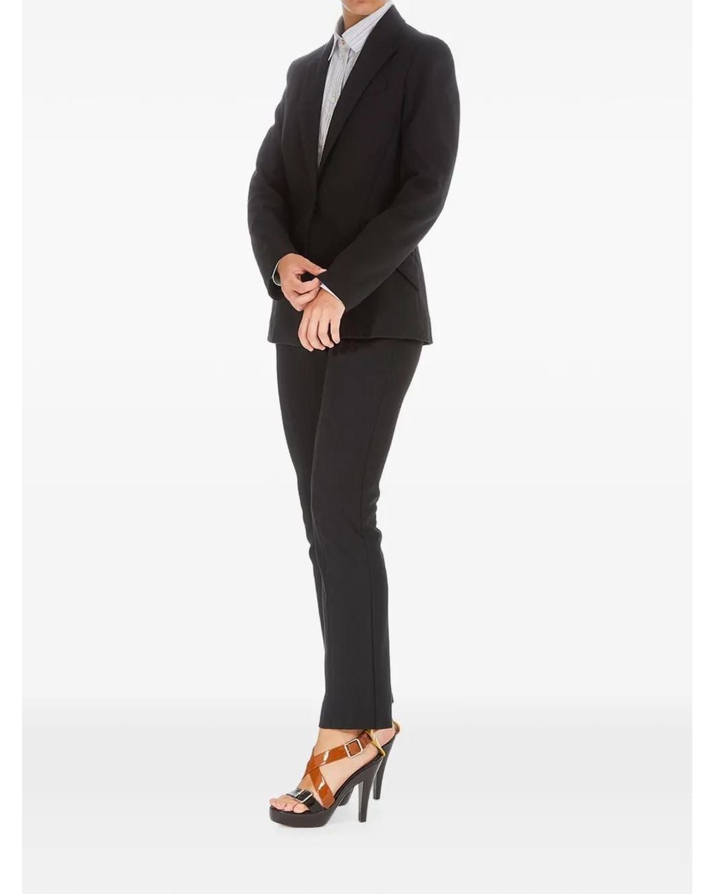 Karl Lagerfeld Blue Punto Single-Breasted Blazer