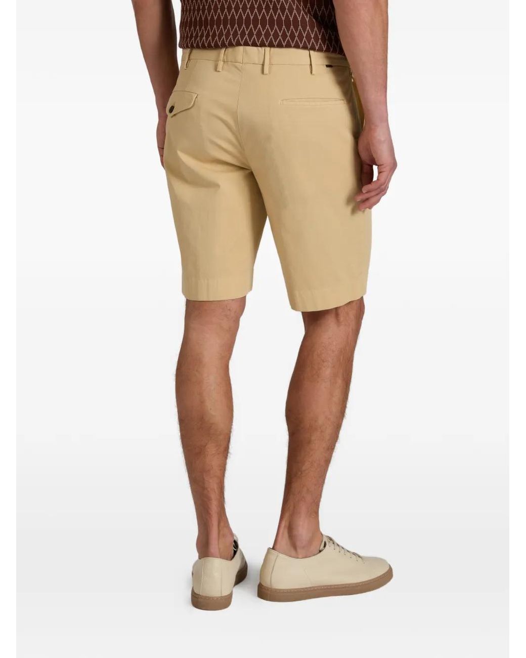 Slowear Natural Button Shorts for men