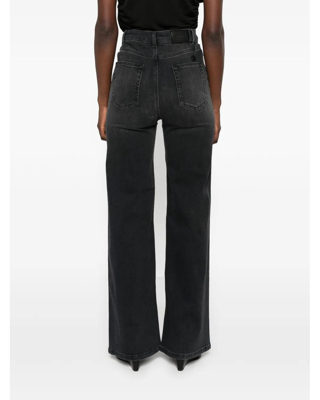 Twinset Black Wide-Leg Jeans