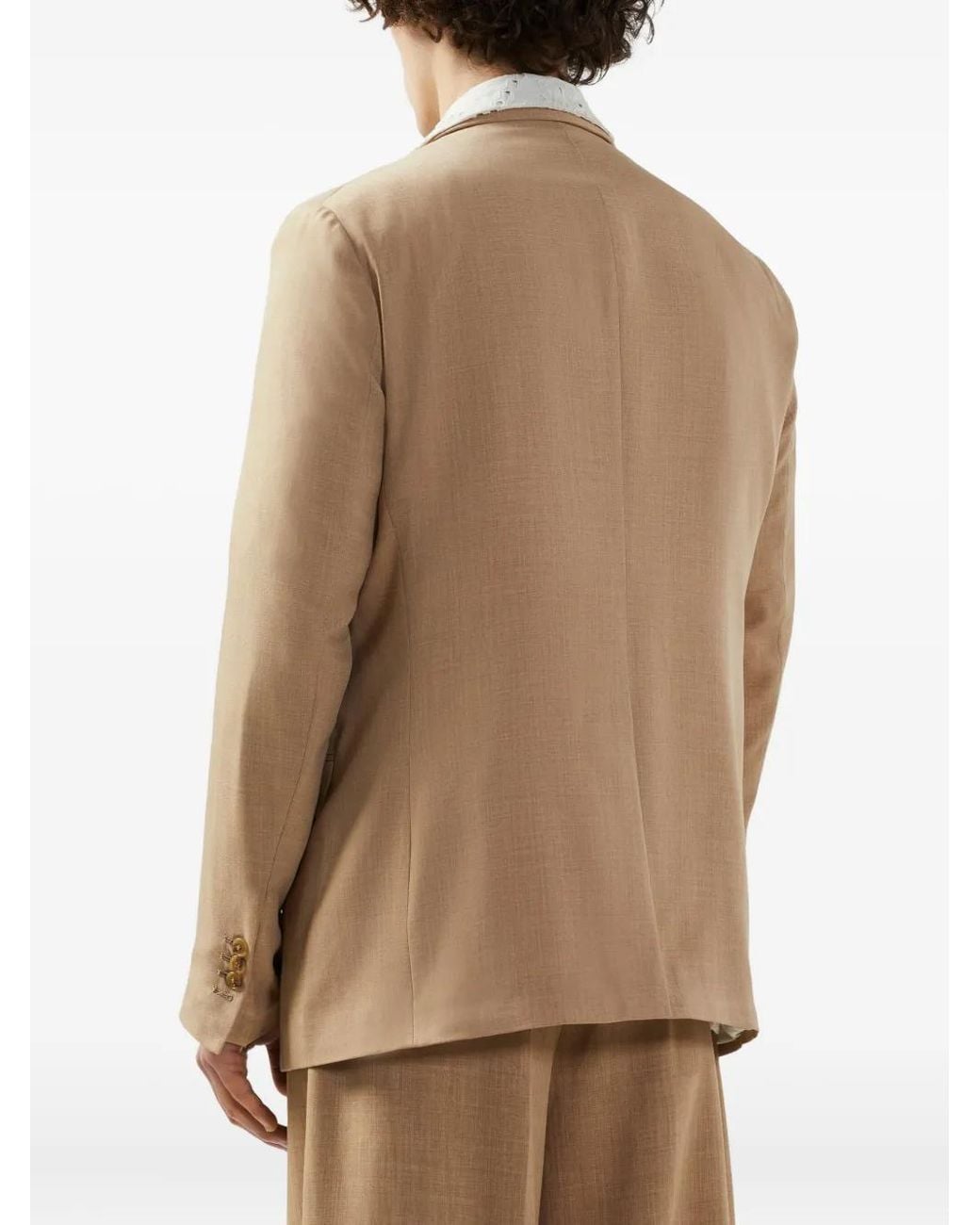 Gcds Natural Mélange-Effect Blazer for men