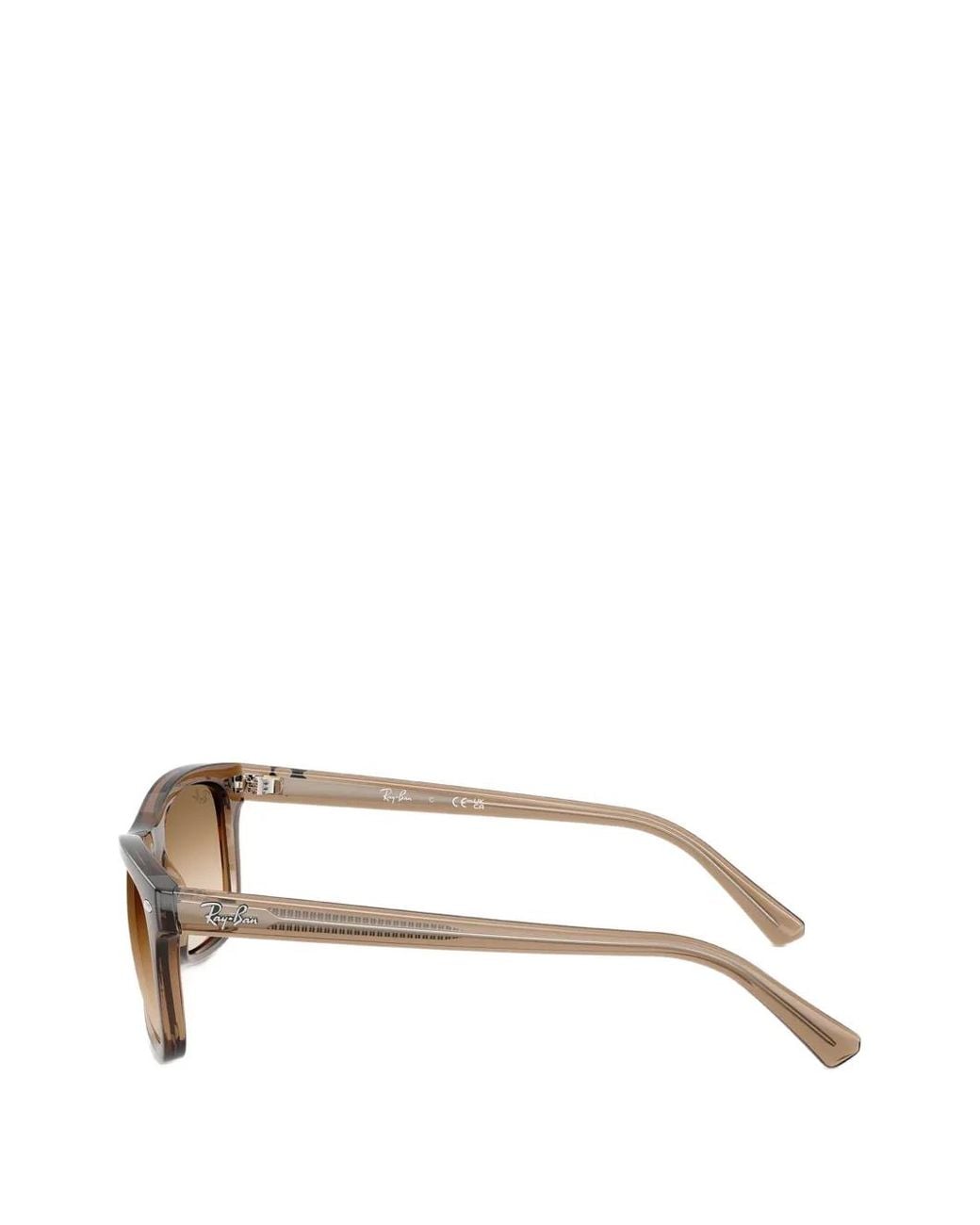 Ray-Ban Natural Rectangle-Frame Sunglasses