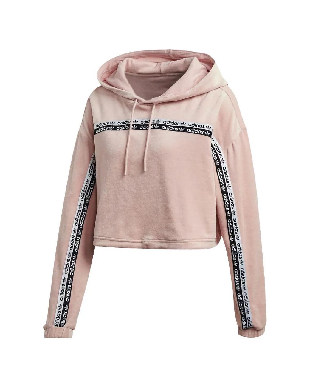 Sudadera Corta Con Capucha Adidas de color Pink