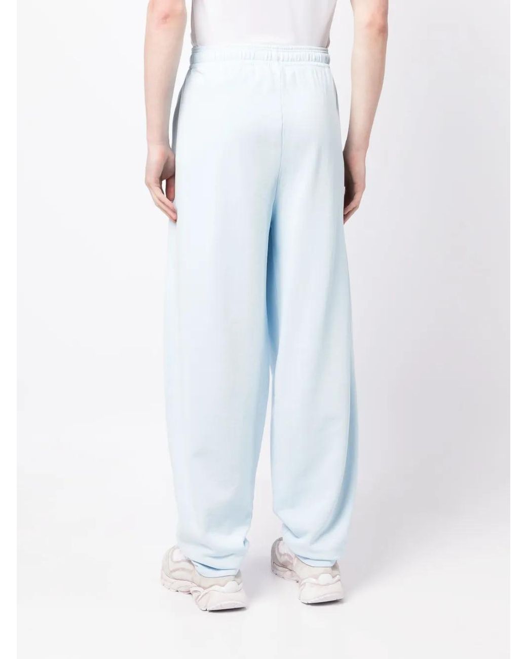 GmbH Blue Ahmed Logo-Embroidered Track Pants for men