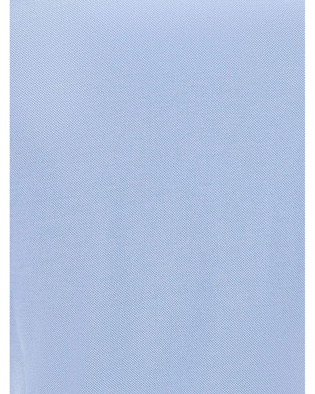 VAQUERA Blue Crest-Print Epaulette Polo Shirt