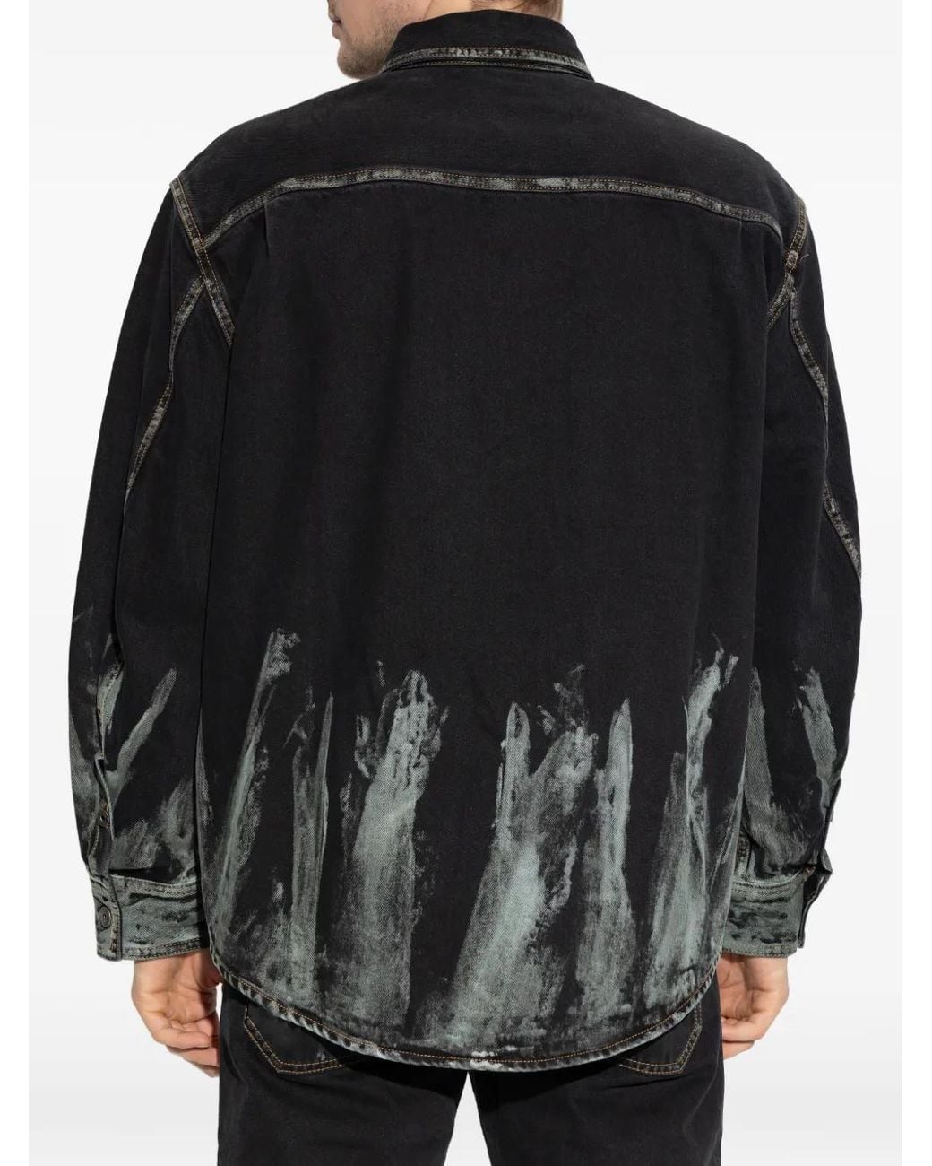 Sobrecamisa Con Bolsillos De Parche Off-White c/o Virgil Abloh de hombre de color Black