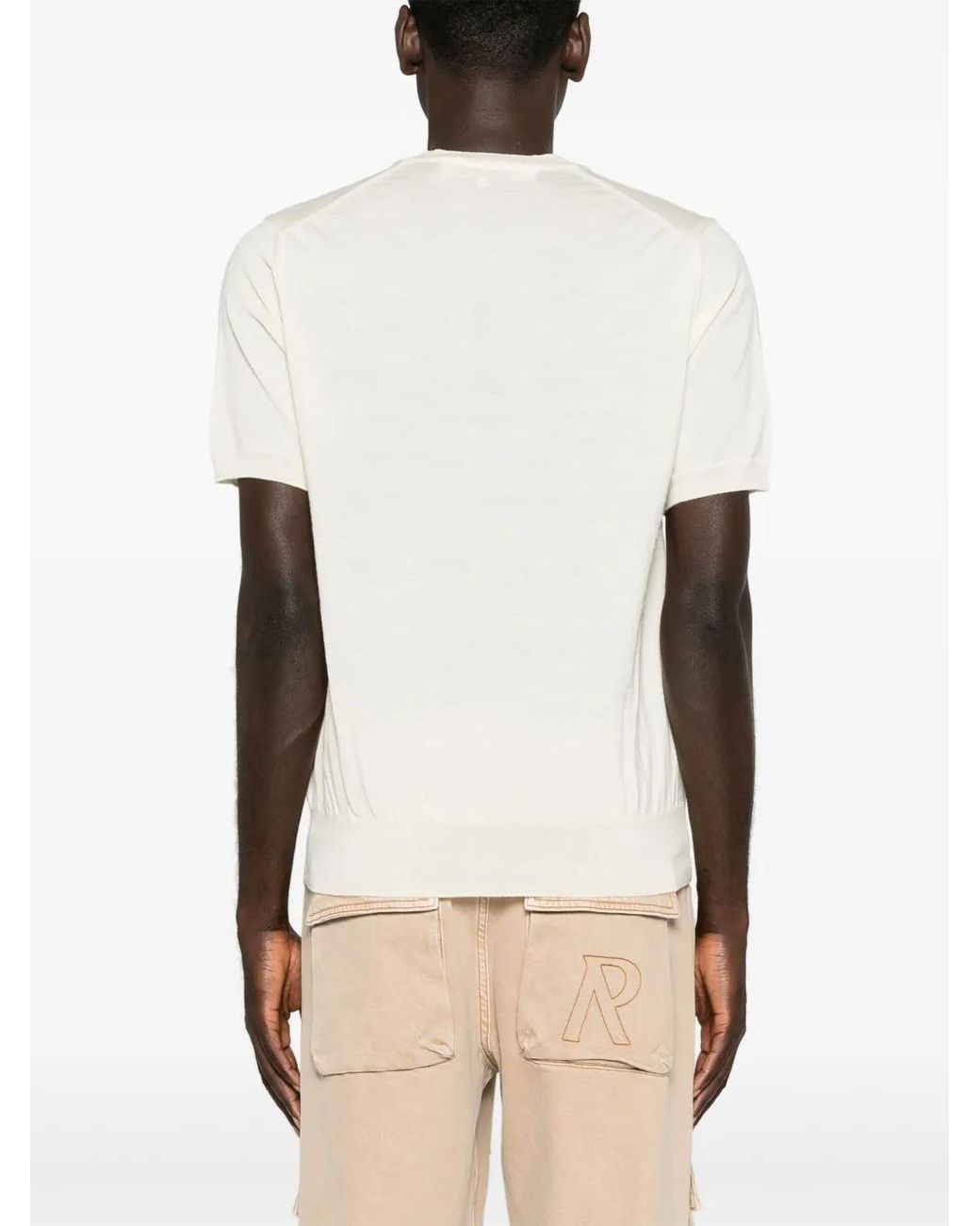 Pull À Patch Cœur COMME DES GARÇONS PLAY en coloris White