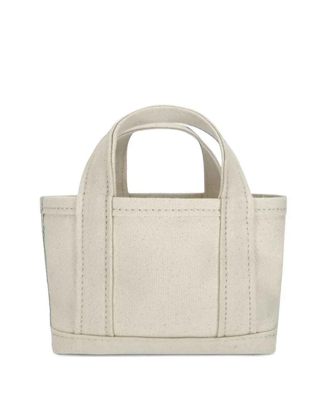 Fortela White Mini Aly Canvas Bag
