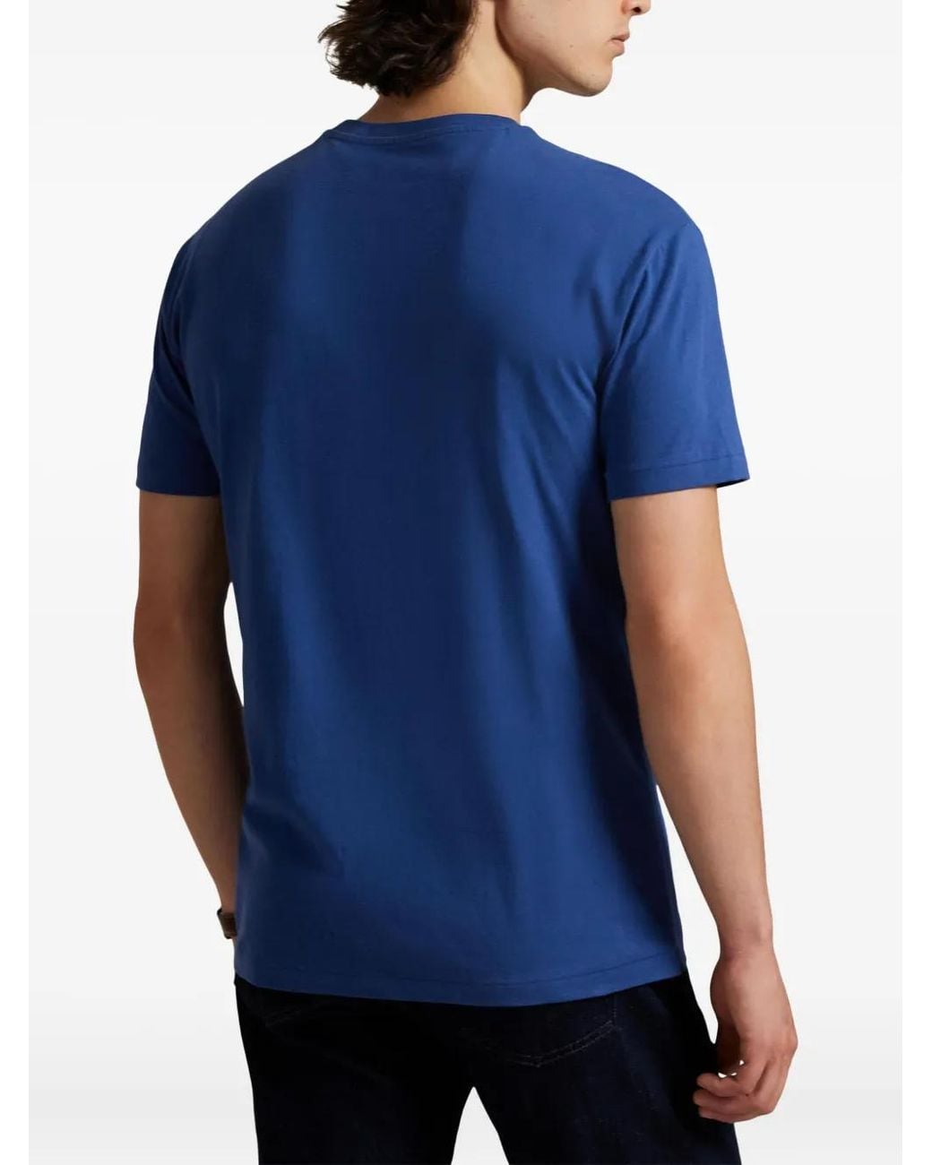 Polo Ralph Lauren Blue Logo Short-Sleeve T-Shirt for men