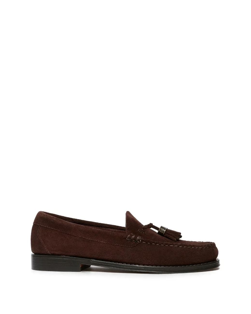 G.H.BASS White Mocassins Weejuns Larkin À Glands for men