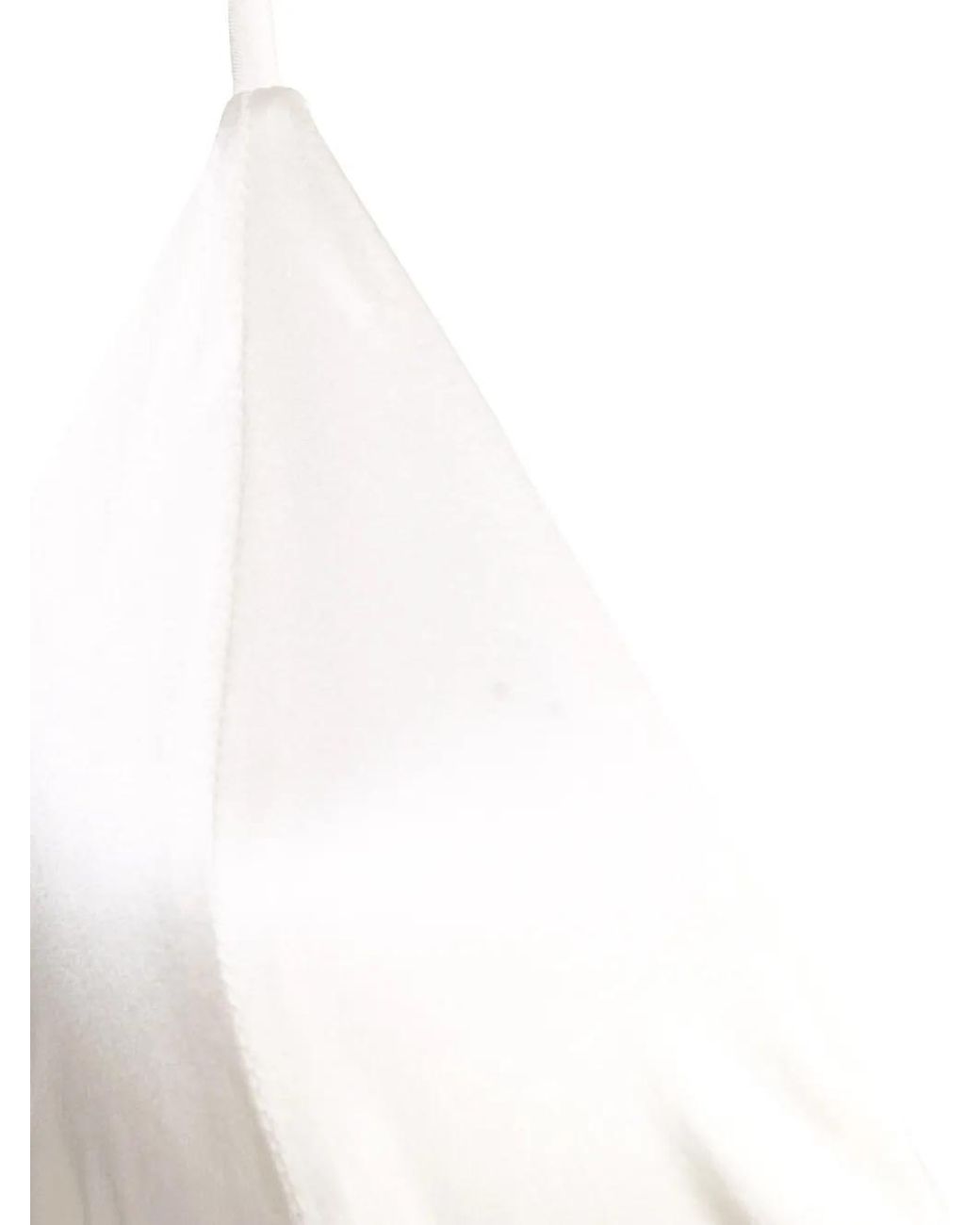 Fleur du Mal White Luxe Triangle Bra