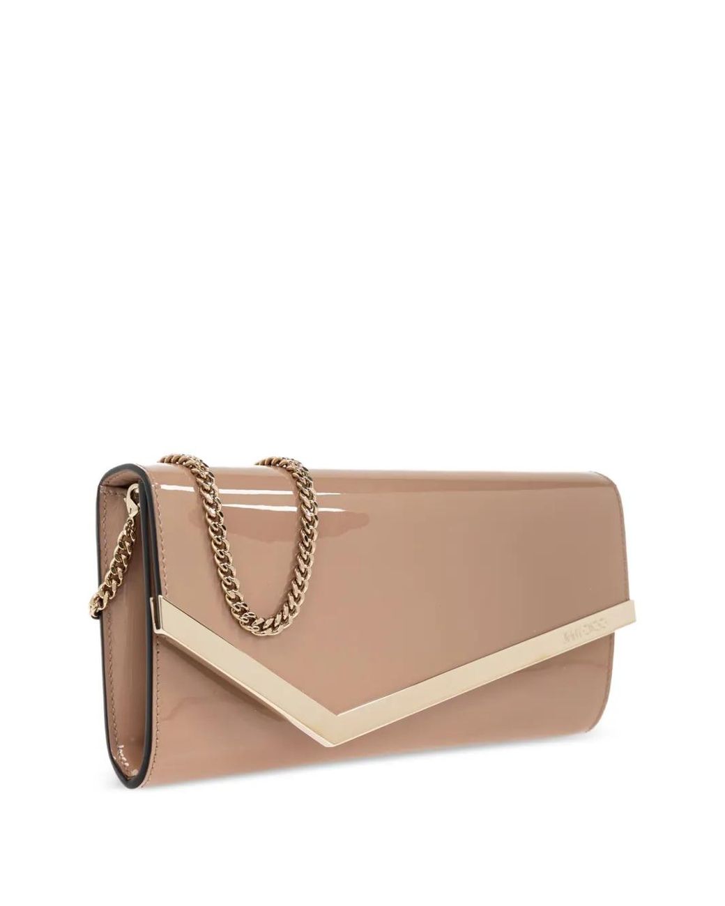 Jimmy Choo Natural Emmie Clutch Bag