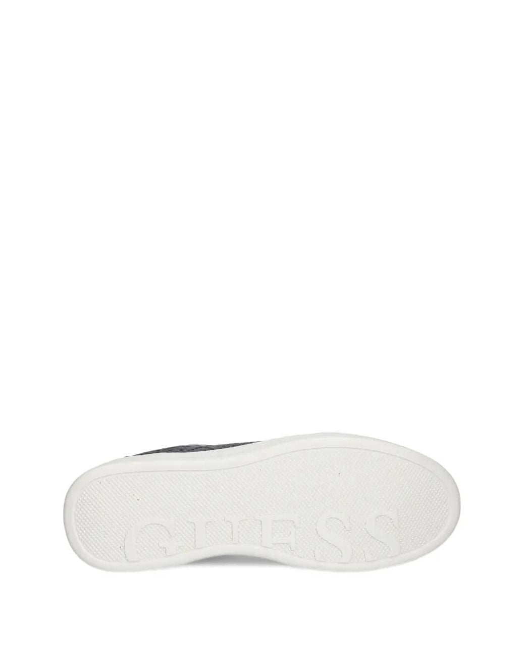 Guess Black Winno Debossed Sneakers for men