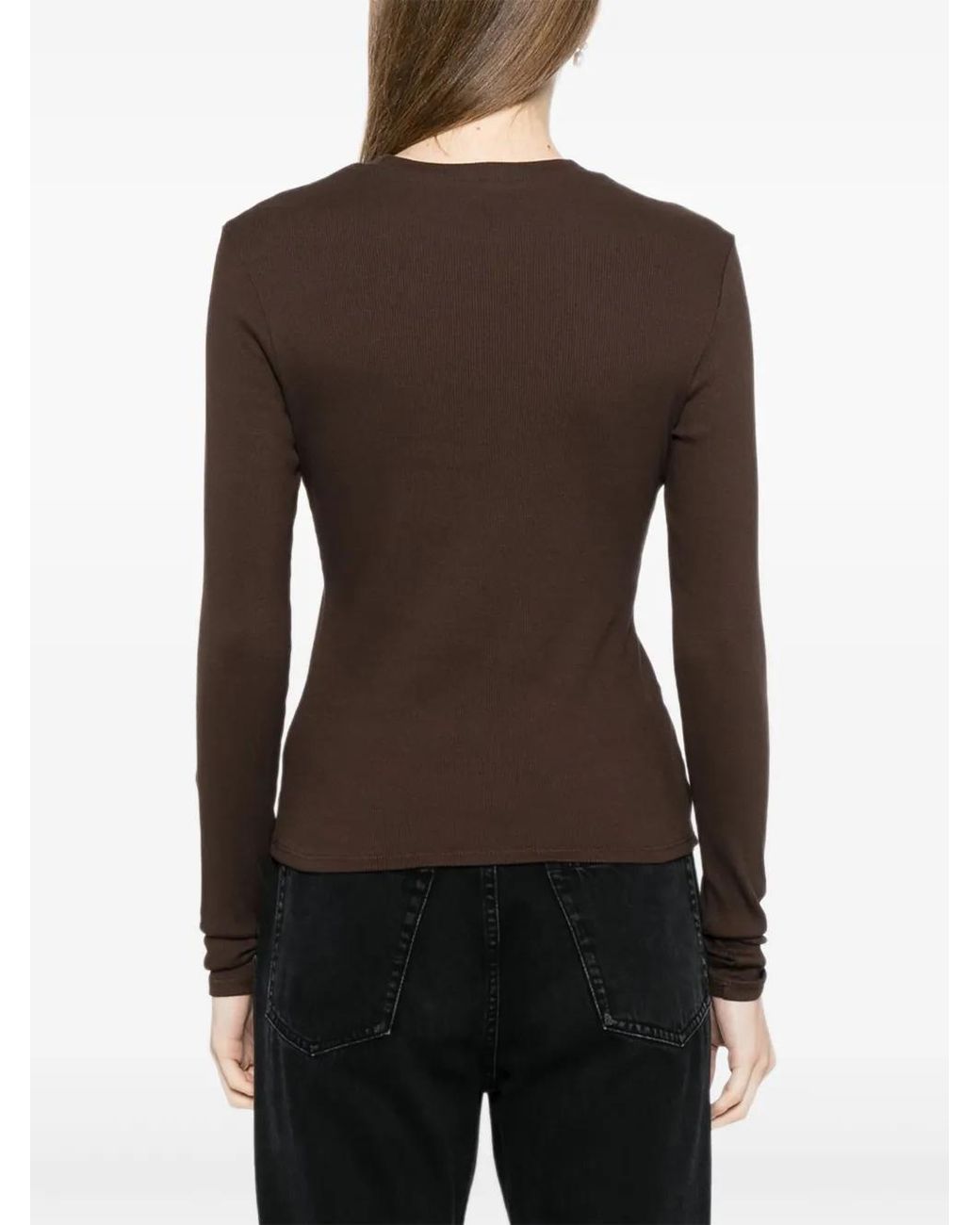 Reformation Brown Davy T-Shirt