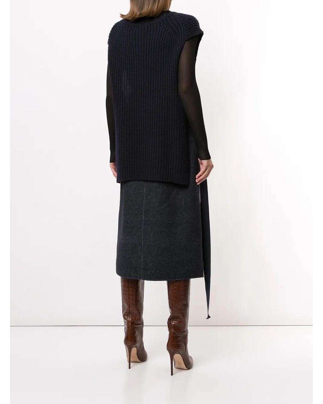 Goen.J Black Klassischer Pullover