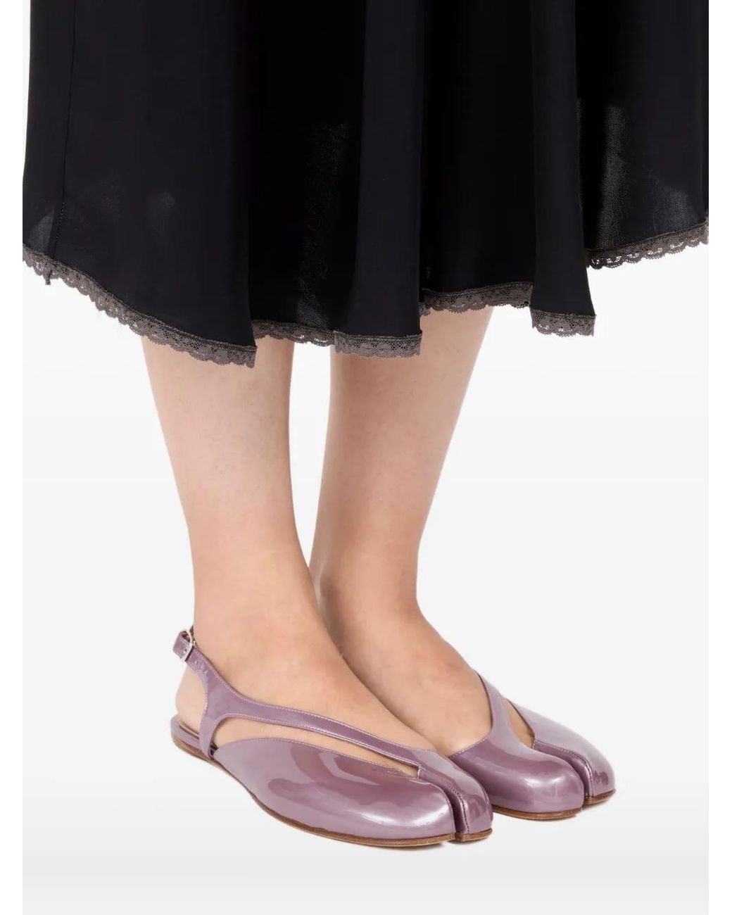Maison Margiela Pink Tabi Slingback Sandals