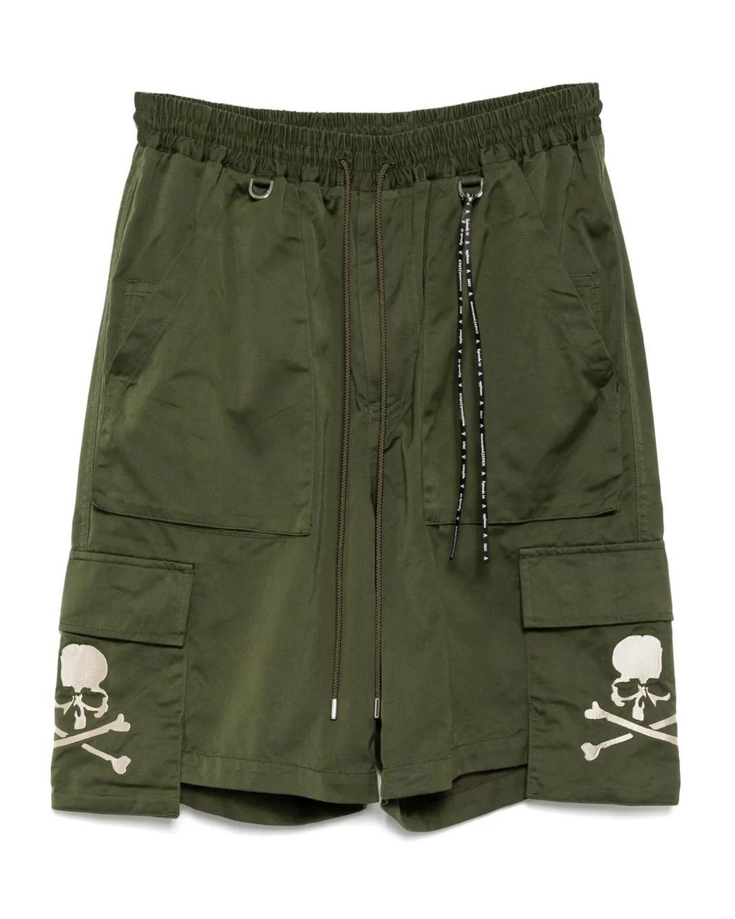 Bermudas Cargo Con Calavera Mastermind Japan de hombre de color Green