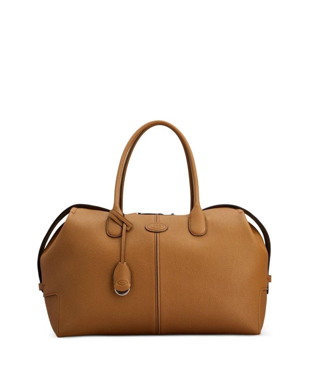Tod's Brown Sac Fourre-Tout Grainé À Patch Logo for men