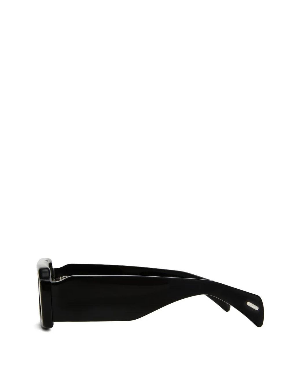 Jil Sander Blue Sculptural Rectangle-Frame Sunglasses