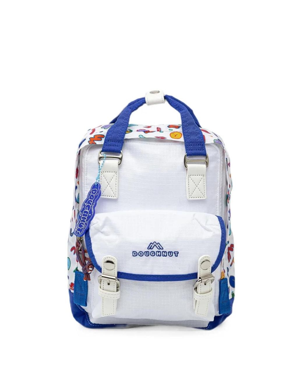 Doughnut Blue Graphic-Print Backpack