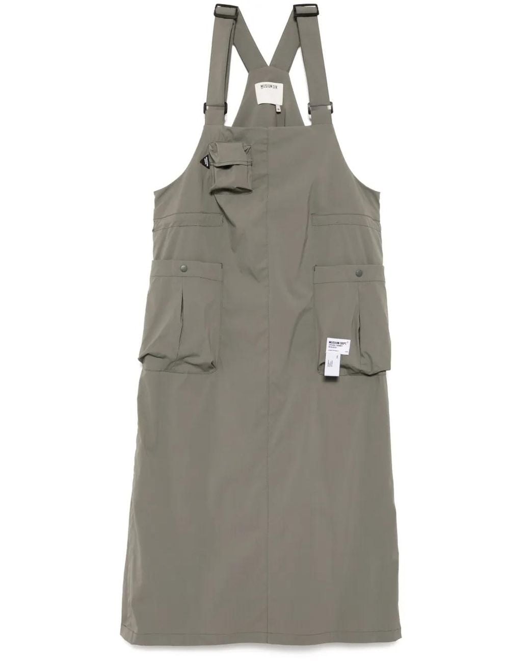 Musium Div. Gray Pinafore Dress