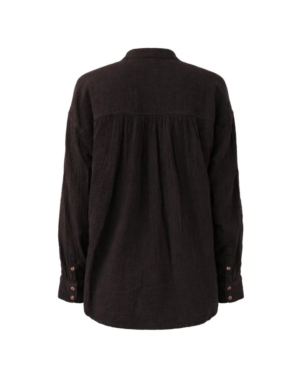 Xirena Black Button Shirt