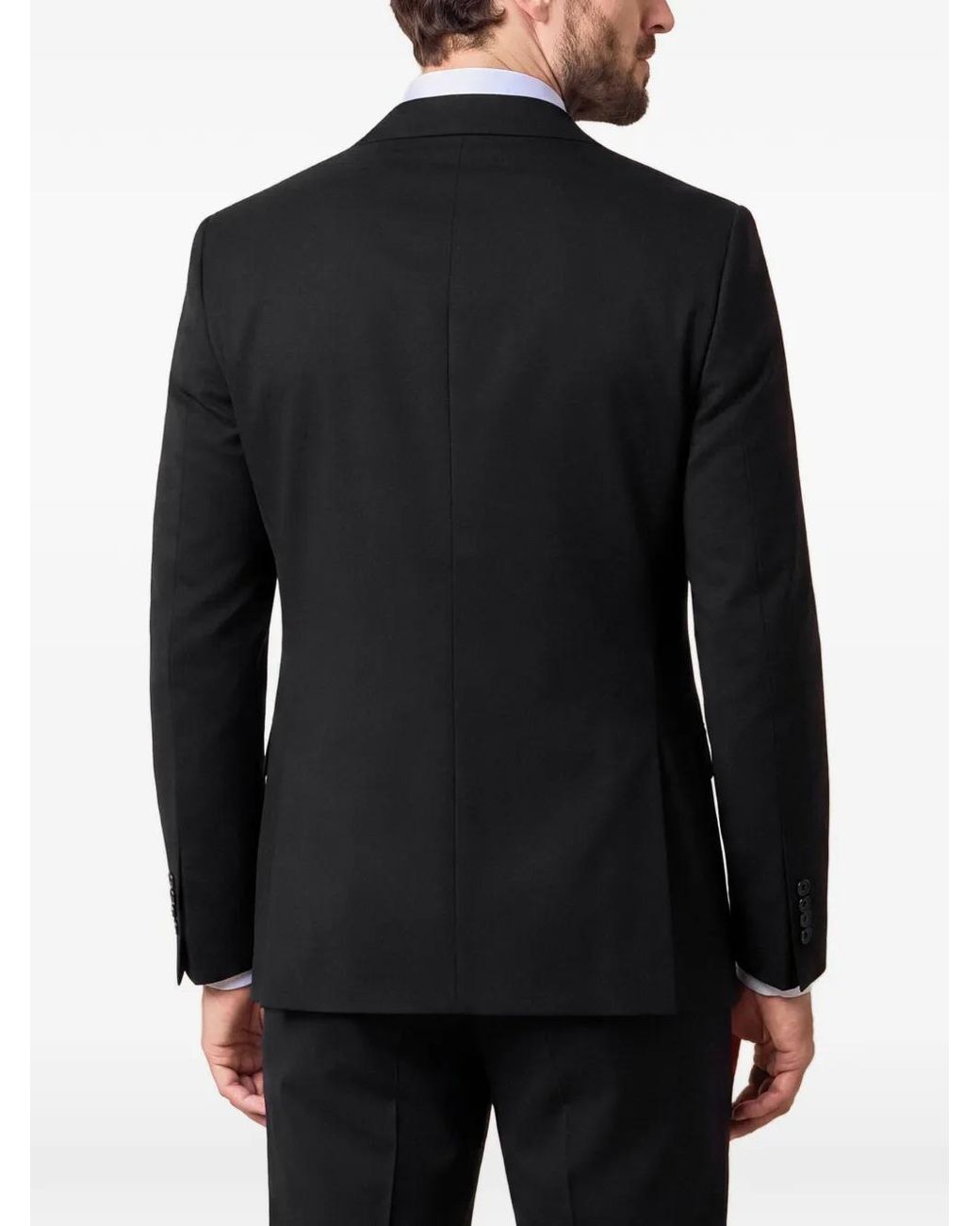 Brooks Brothers Black Single-Breasted Twill Blazer for men