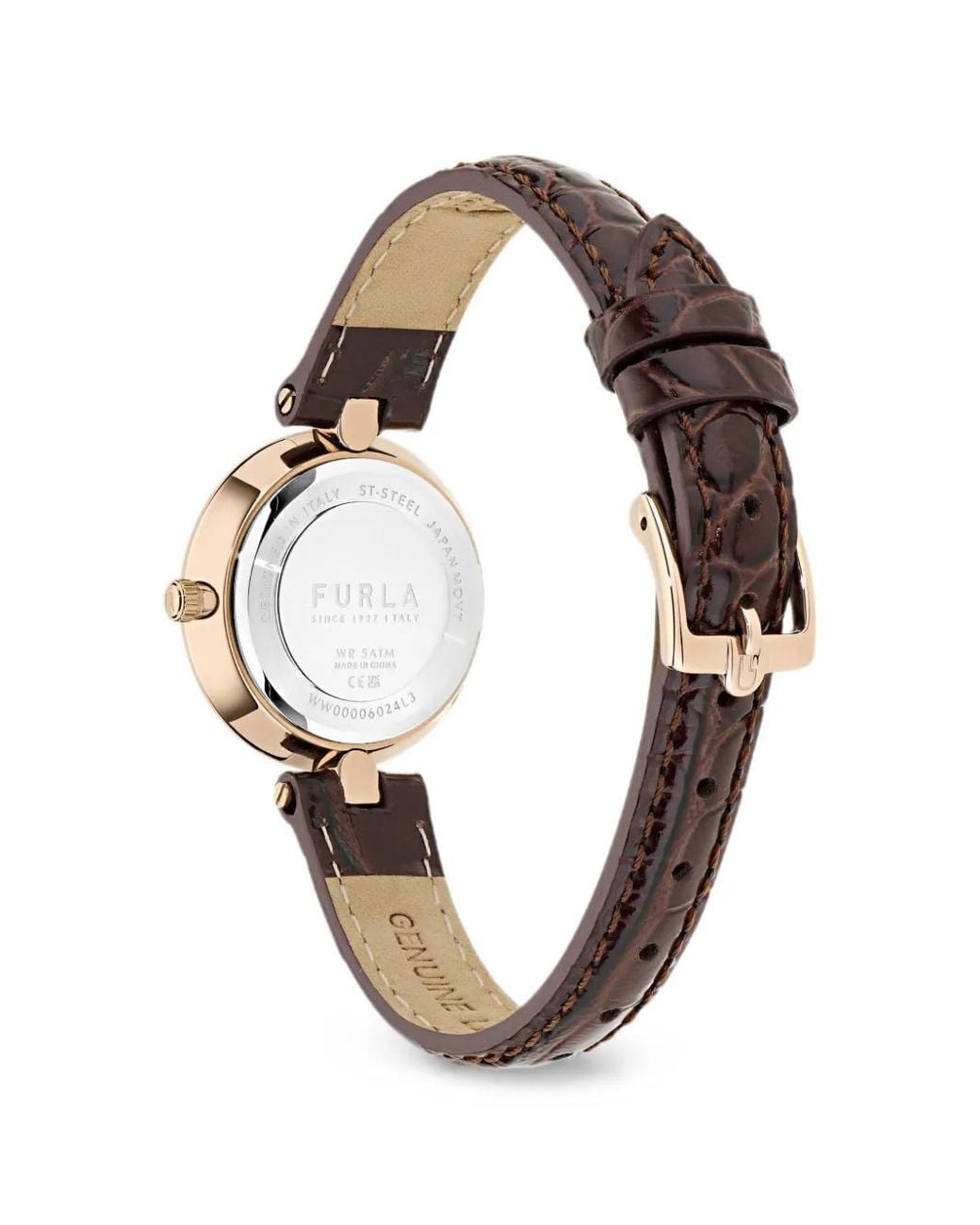 Furla White Logo Links 28Mm Watch