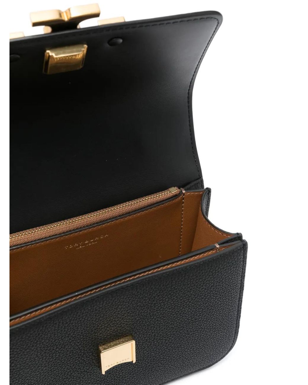 Tory Burch Black Small Eleanor Leather Cross Body Bag