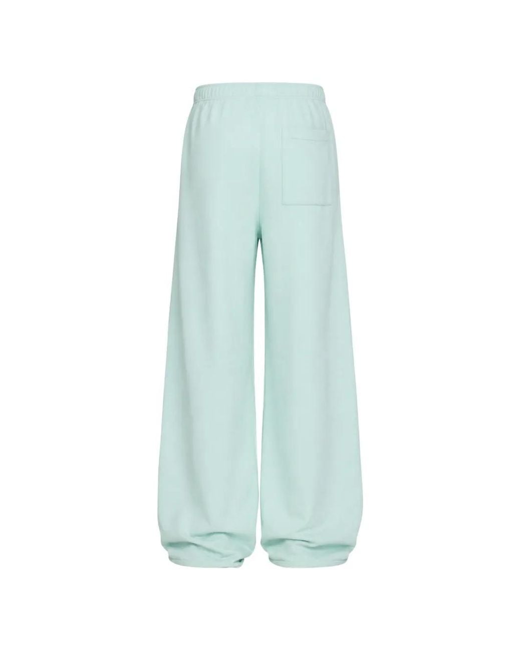 MM6 by Maison Margiela Blue Wide-Leg Track Pants for men