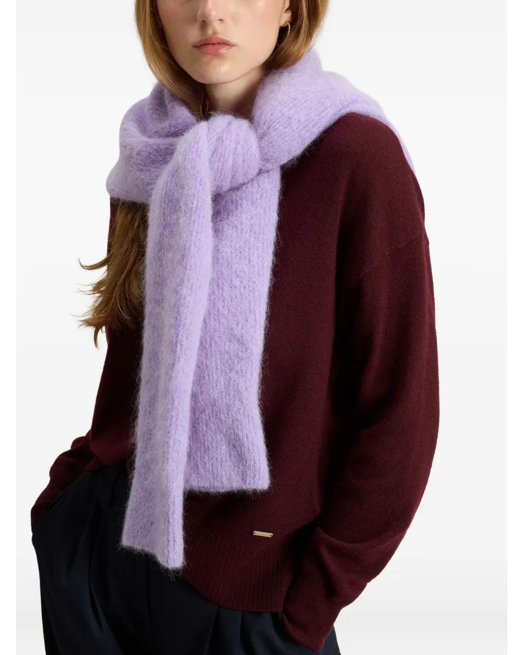 Pull À Col Rond Woolrich en coloris Purple