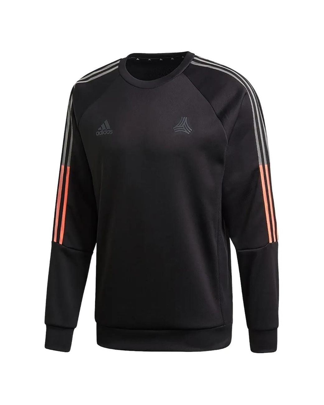 Adidas Black Tange Crew-Neck Sweatshirt for men