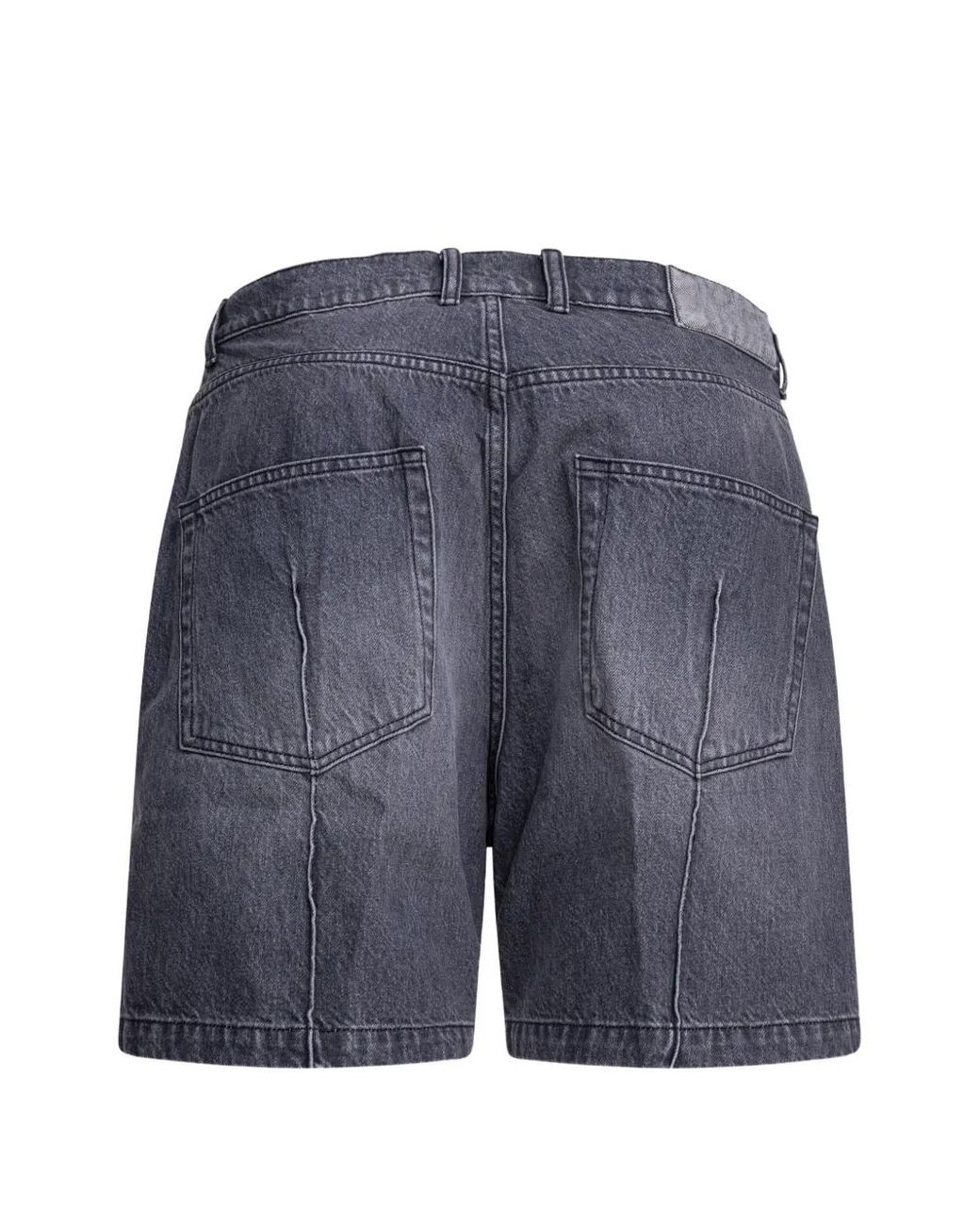mfpen Blue Ceremony Stonewashed Shorts for men