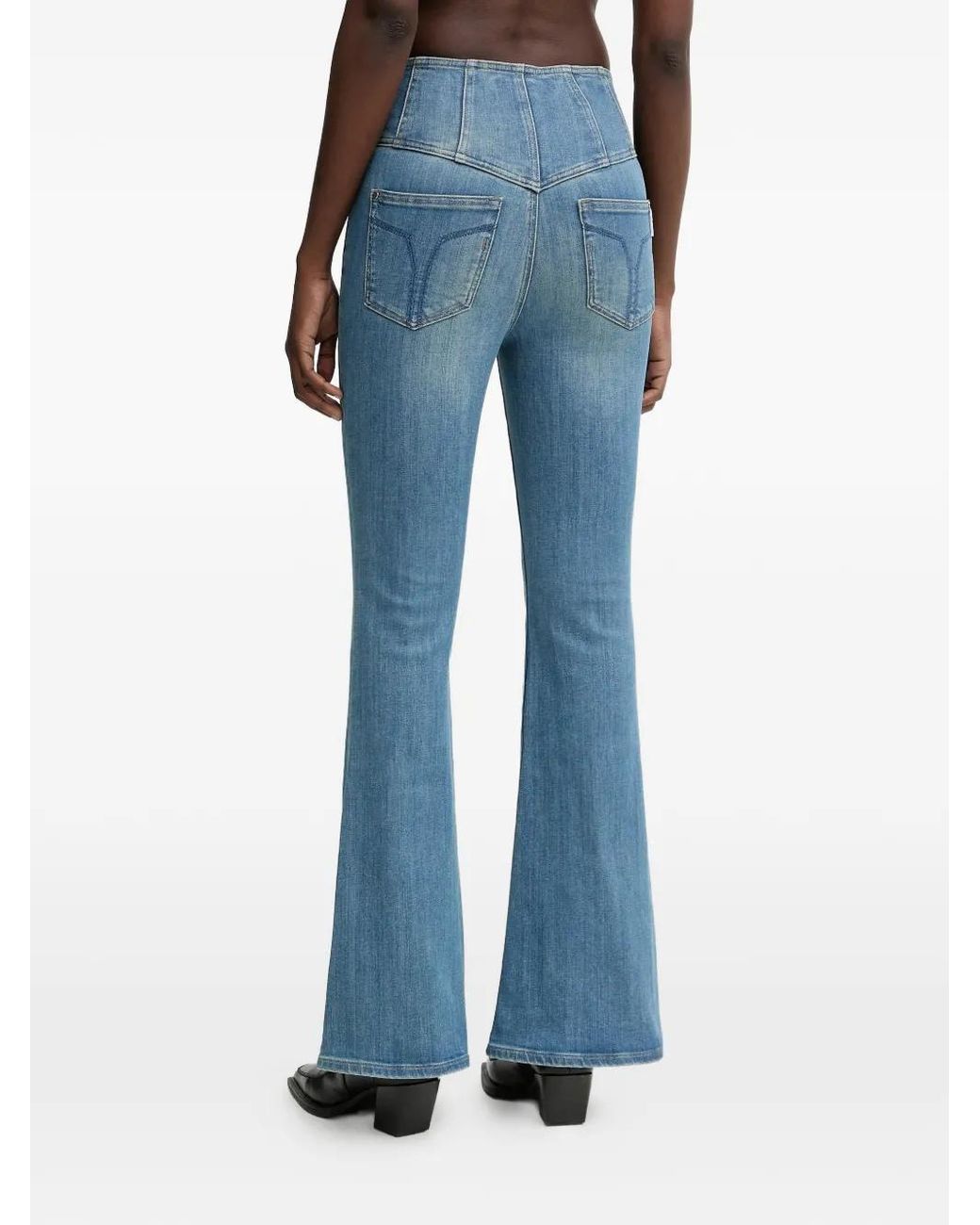 Miss Sixty Blue Buttoned Pocket Jeans