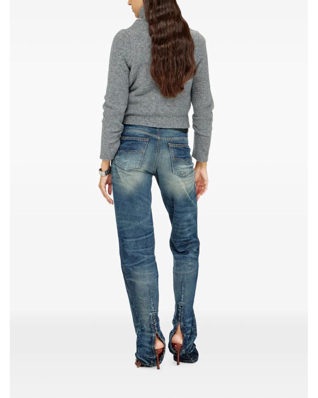 DIESEL Blue Jeans Regular-Waist D-Heel