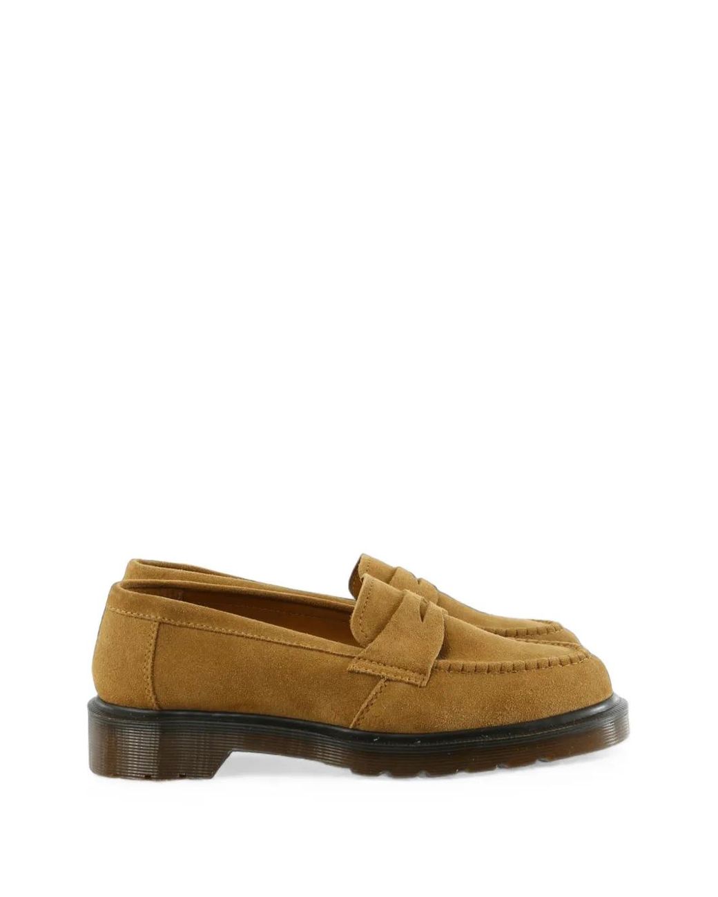 Dr. Martens Brown Delapre Suede Loafers