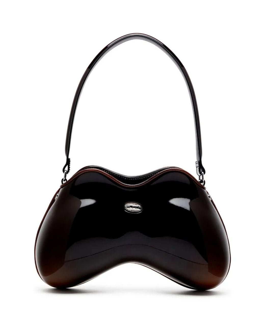 DIESEL Black 'Double-D' Shoulder Bag