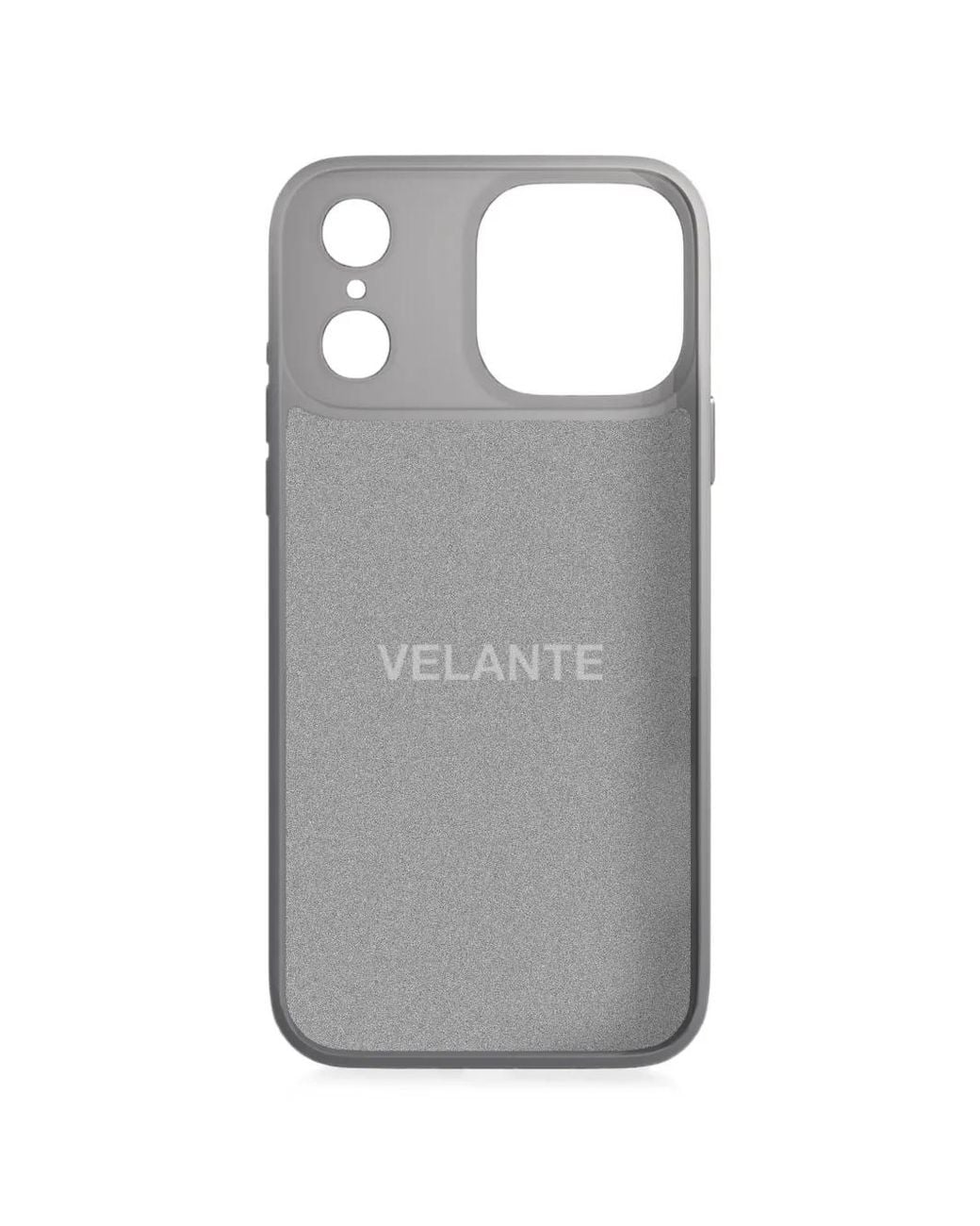 Velante Gray Croc-Embossed Leather Iphone 18 Pro Max Case