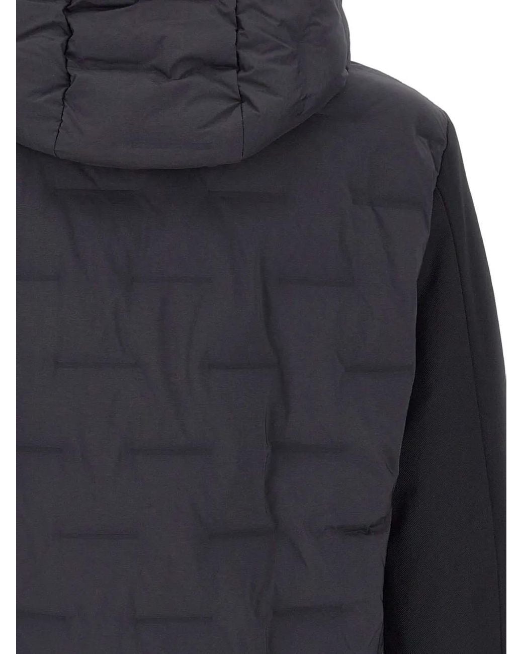 Peuterey Blue Holzer Sjn Bmat Square-Quilting Jacket for men