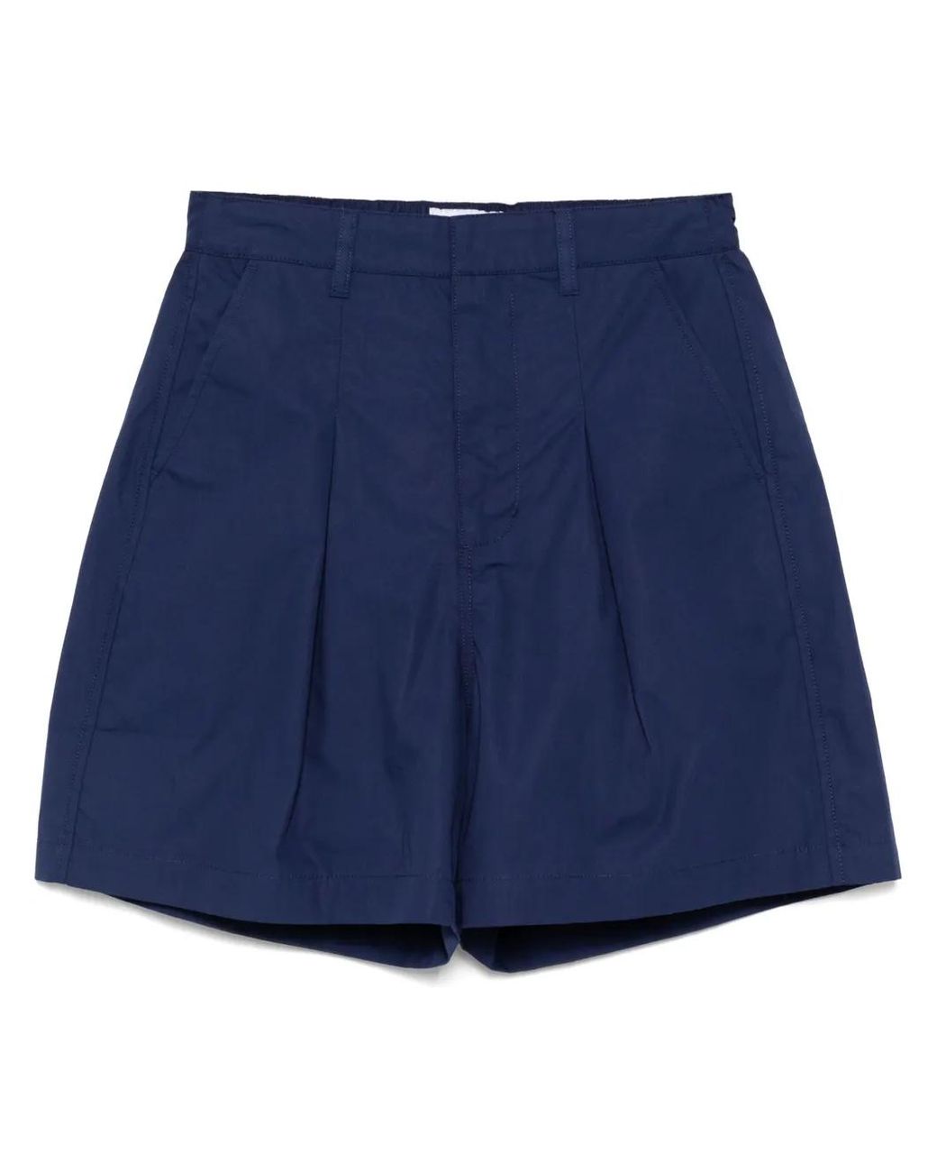 Chocoolate Blue Cotton Shorts