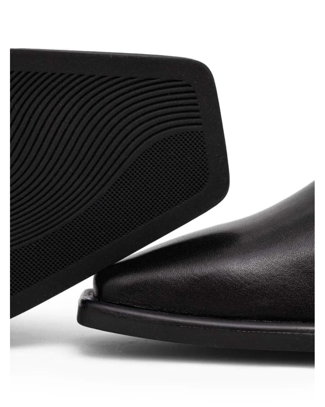 Vagabond Black 70Mm Hedda Square-Toe Block-Heel Boots