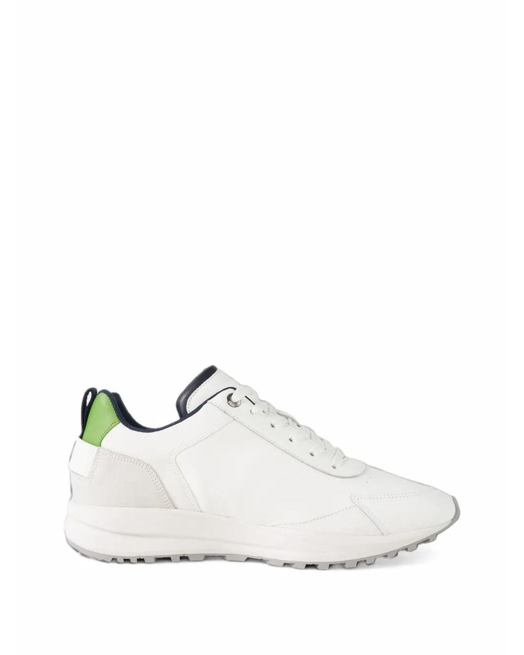 Bogner White Sport Golf Logo-Print Leather Sneakers for men