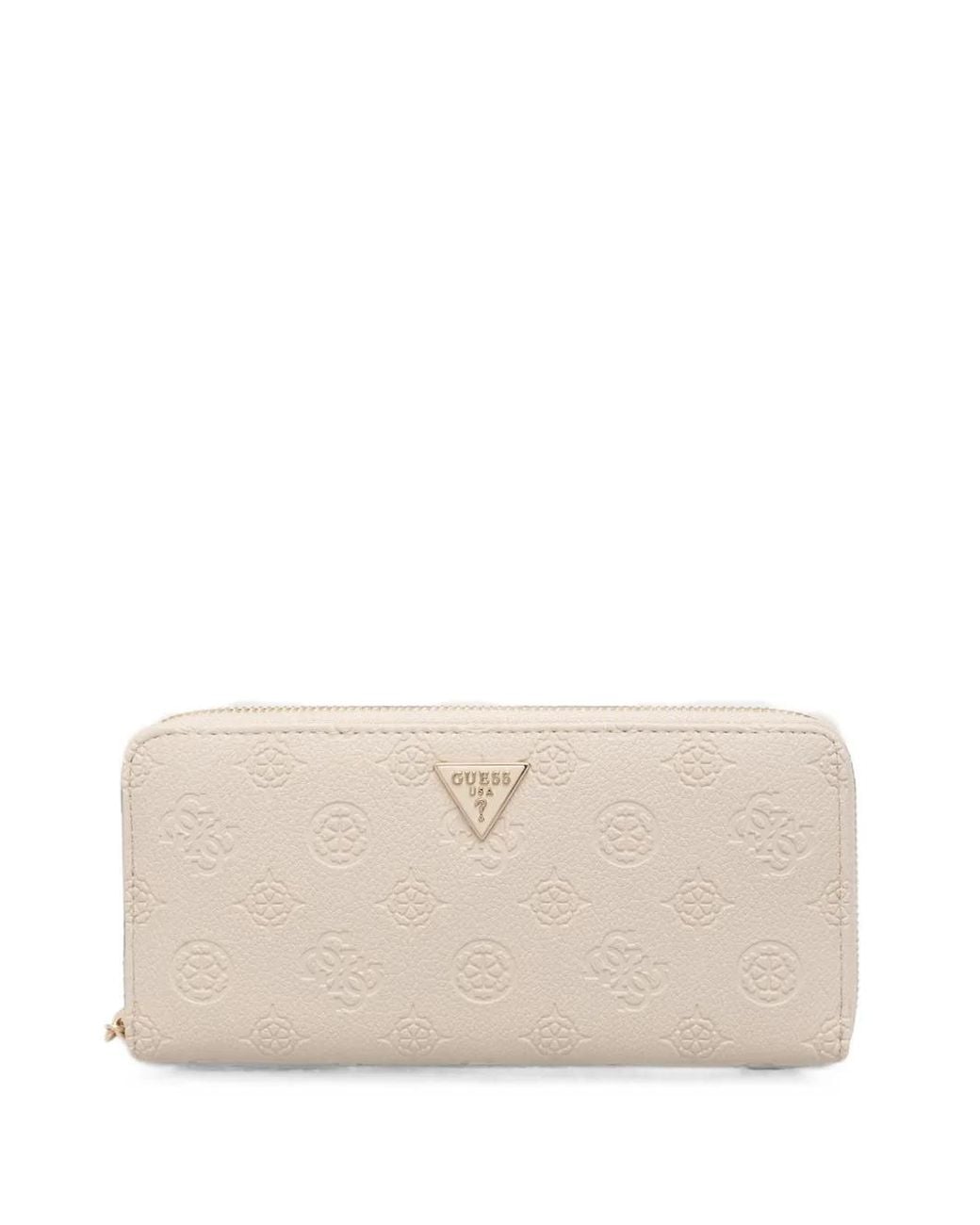 Guess Natural Blake Zip-Around Wallet