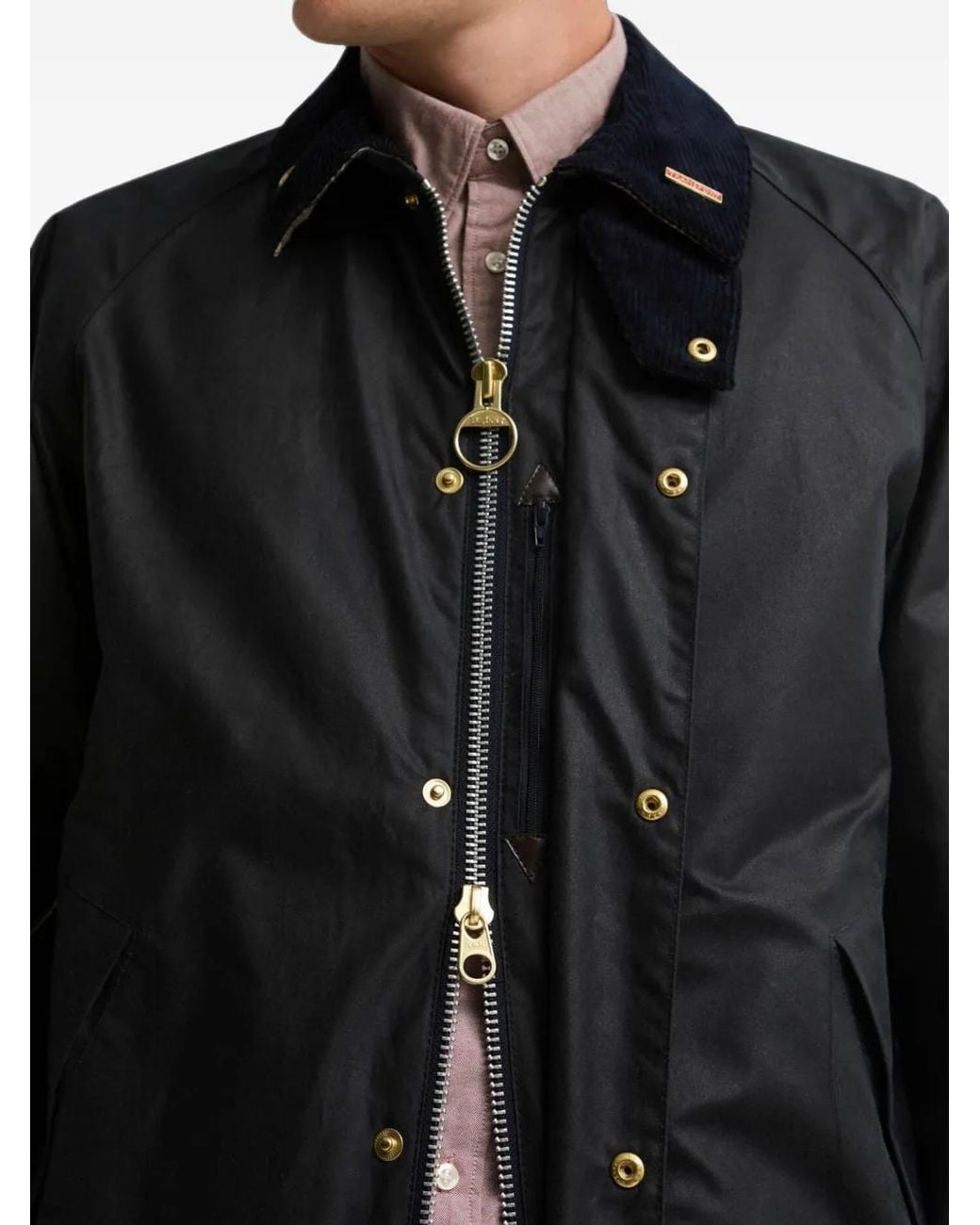Barbour Black Icons Transport Waxed Jacket for men
