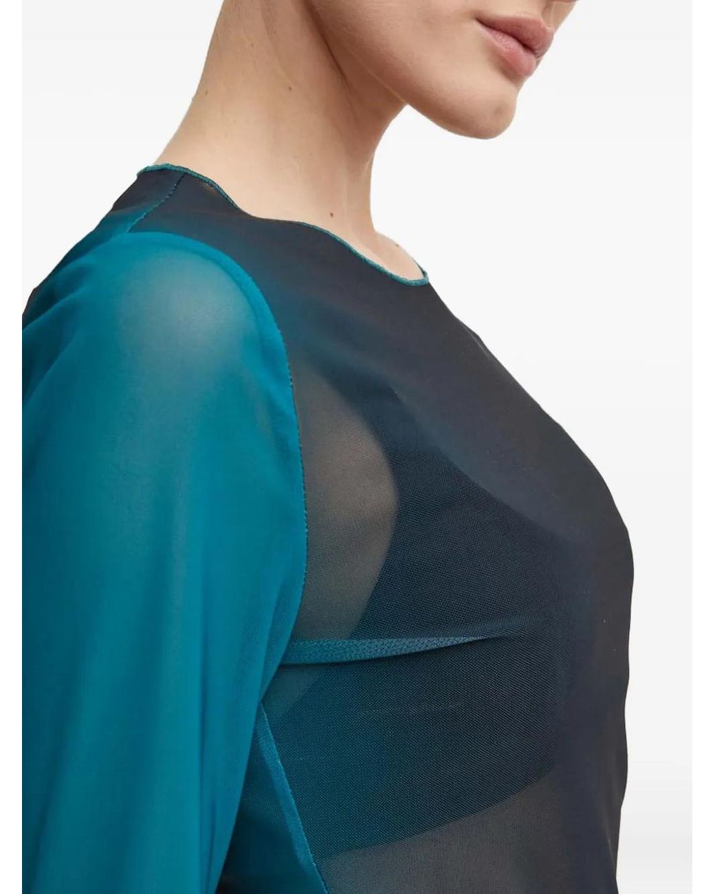 Won Hundred Blue Long-Sleeve Top