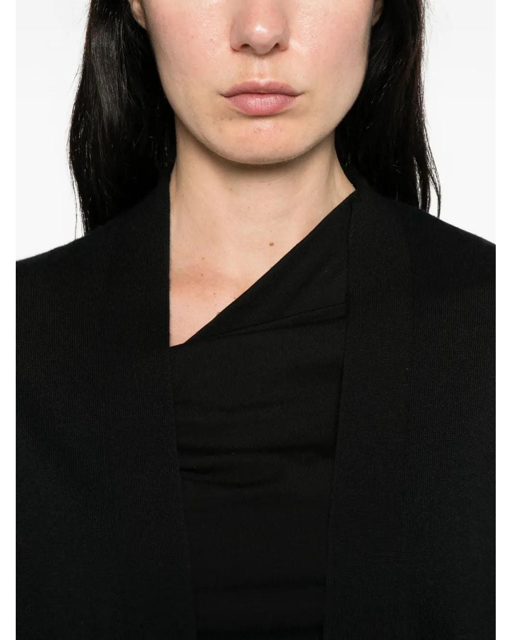 SOLOCASCMIR Black Short-Sleeved Cardigan