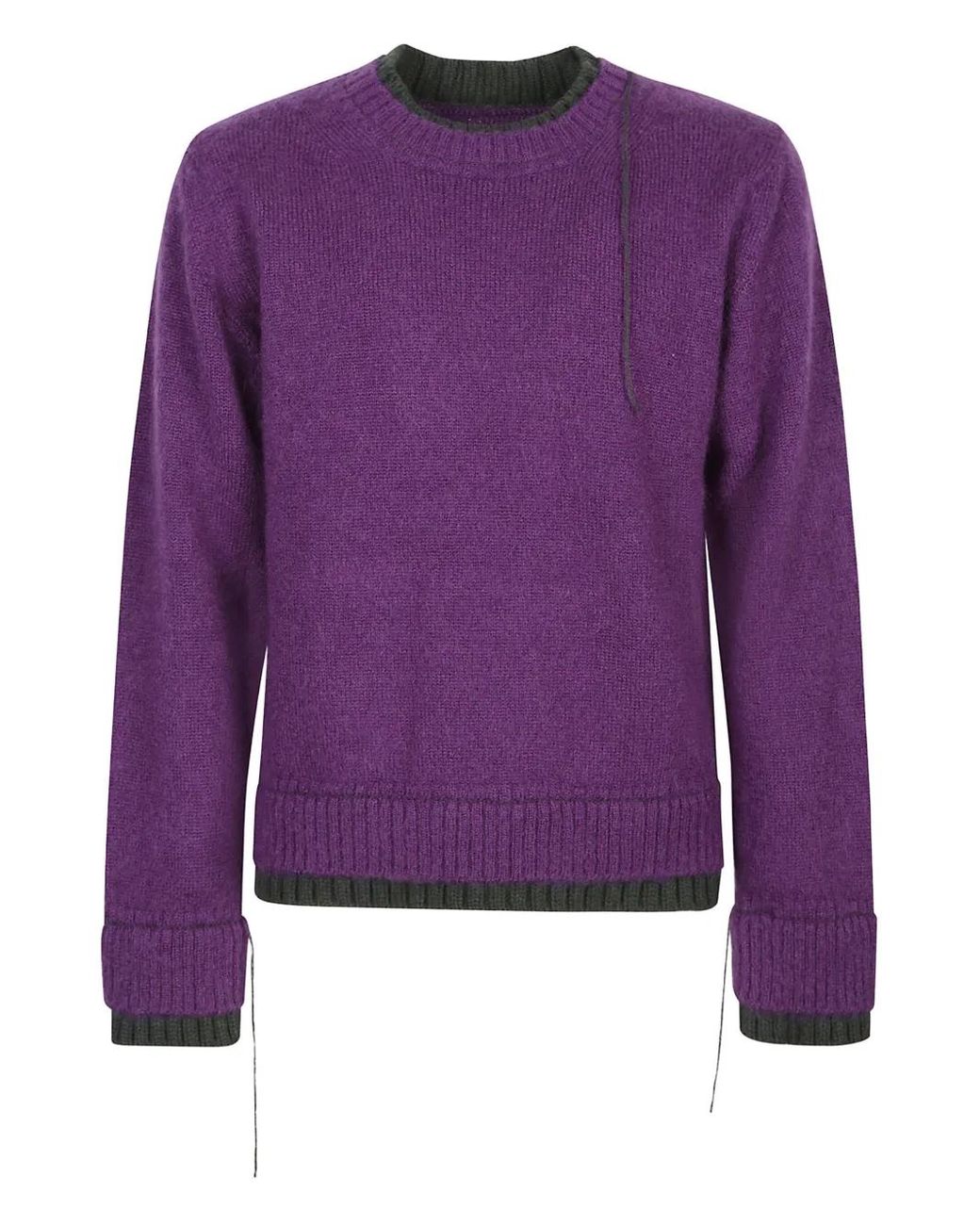 Pull À Design Superposé Sacai pour homme en coloris Purple