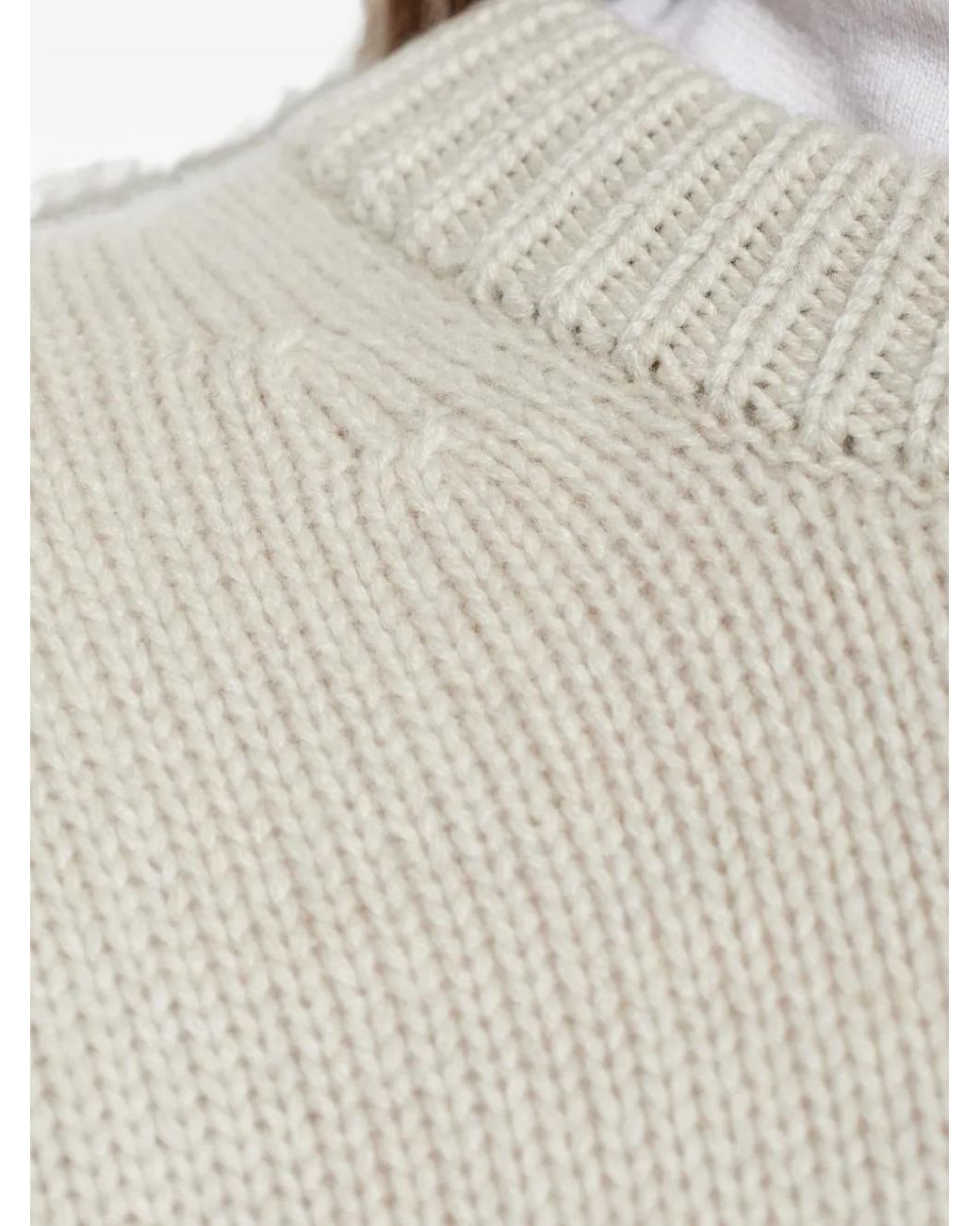 Lisa Yang White Renske Ribbed Sweater