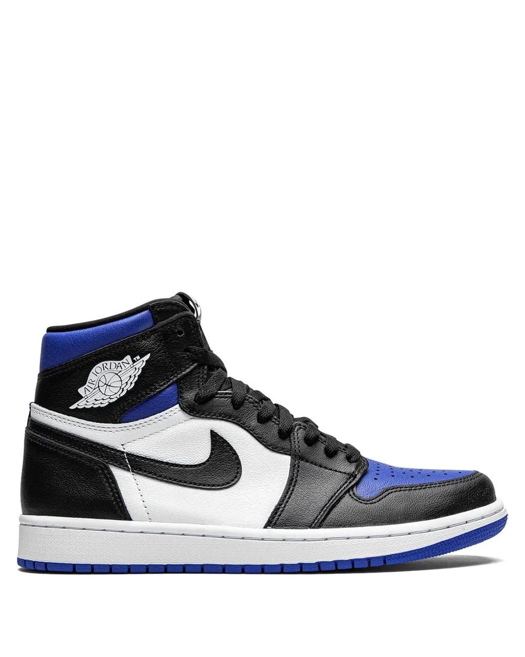 Nike Blue Air 1 Retro High Og "Royal Toe" Sneakers for men